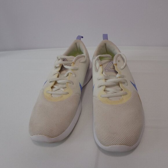 Nike Flex Experience Run 10 Shoes Women's US 9.5 White/Beige/Blue CI9964-102 - Picture 2 of 6